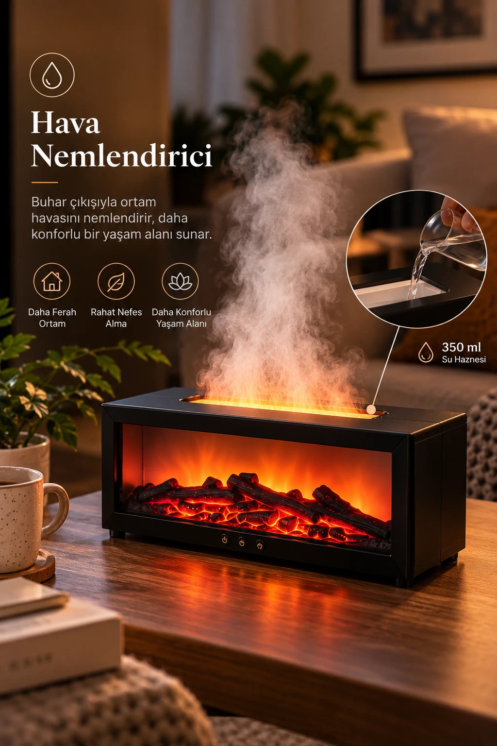 Hava nemlendirici özelliği